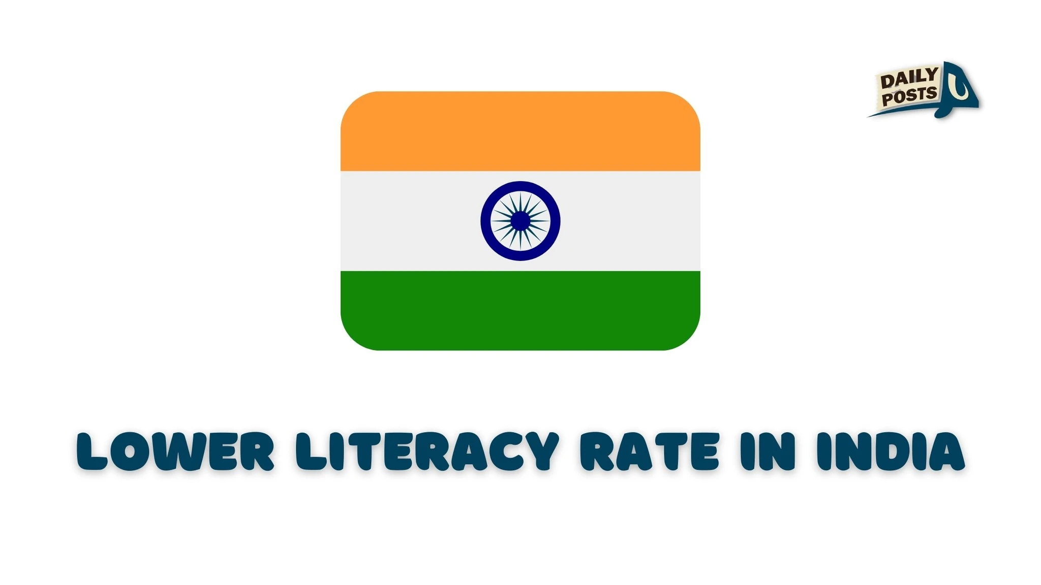 Lower Literacy Rate In India