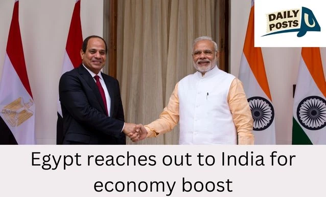 Egypt reaches out to India for economy boost